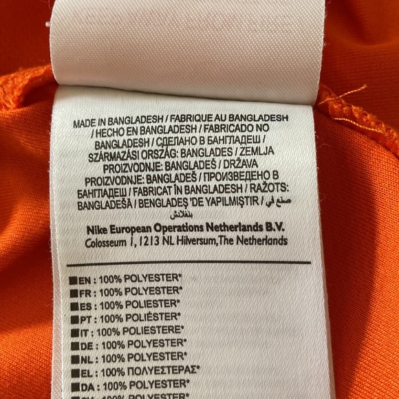 Netherlands 2014 World Cup Home Shirt Jersey Soccer XL Oranje Football Nike - Picture 7 of 9